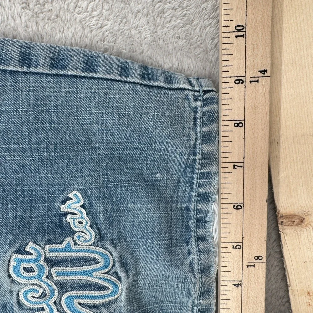 Vintage‎ Y2K Rocawear Ivy League Edition Jeans Mens 40x33 Blue Denim Distressed